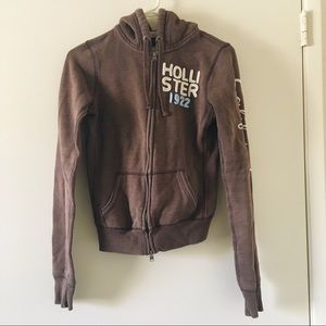 Hollister Zip Up Sweatshirt